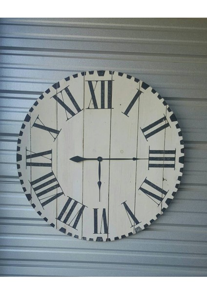 Ahşap Yuvarlak Duvar Saati