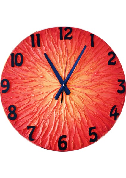 Ahşap Yuvarlak Duvar Saati