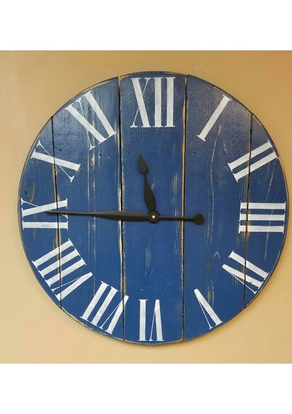 Ahşap Yuvarlak Duvar Saati