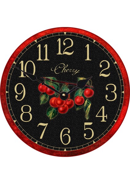 Ahşap Yuvarlak Duvar Saati