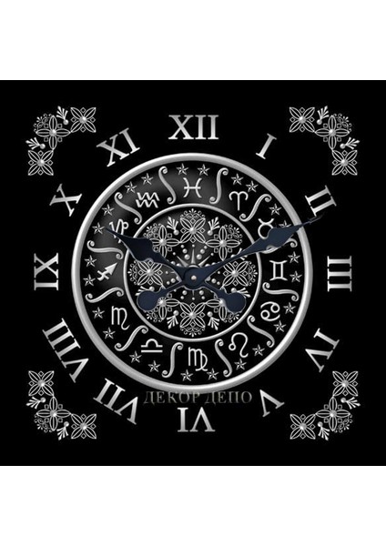 Ahşap Kare Duvar Saati