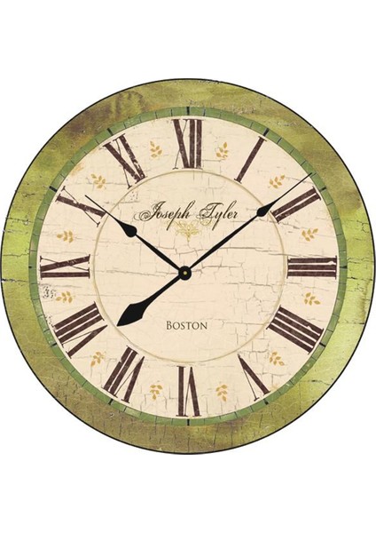 Ahşap Yuvarlak Duvar Saati