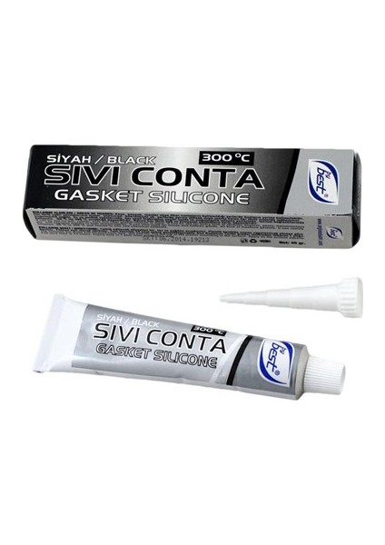 Sıvı Conta Siyah 300 Derece 45 Gram 99G02009104 6Lı Paket