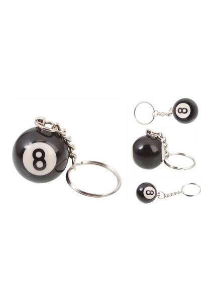 Bilardo Topu Anahtarlık 010031 6Lı Paket