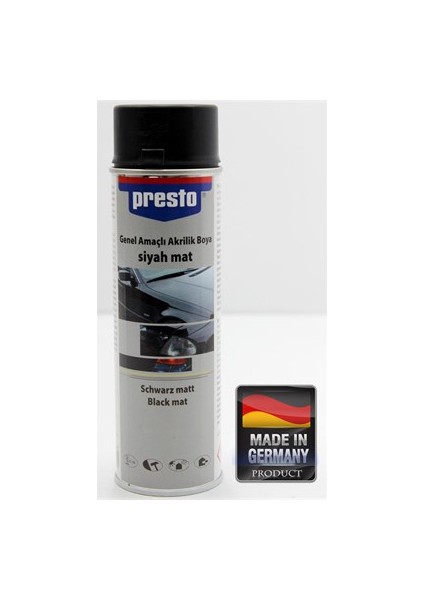 Mat Siyah 400 Ml Sprey Boya 90F42895