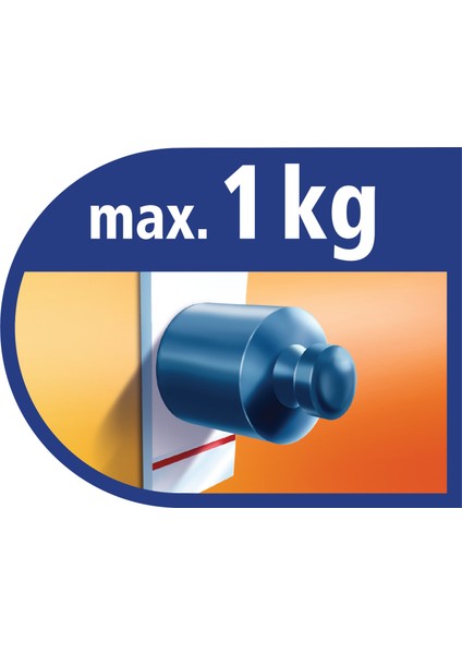 Powerstrips Çerçeve Askısı Kendinden Yapışkanlı, Çıkarılabilir, beyaz