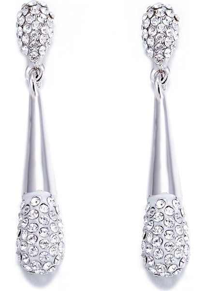 Swarovski® Taşlı Küpe (Altın Kaplama) E0278