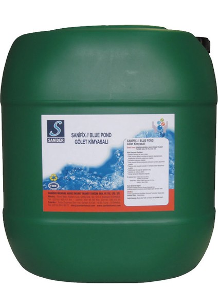 Sanifix Blue Pond 10 Gölet Kimyasalı 30 kg