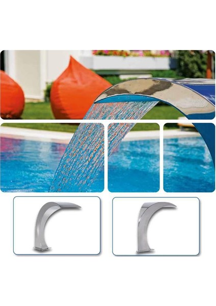 Poolline Krom Şelale Large 316 Cr Nı