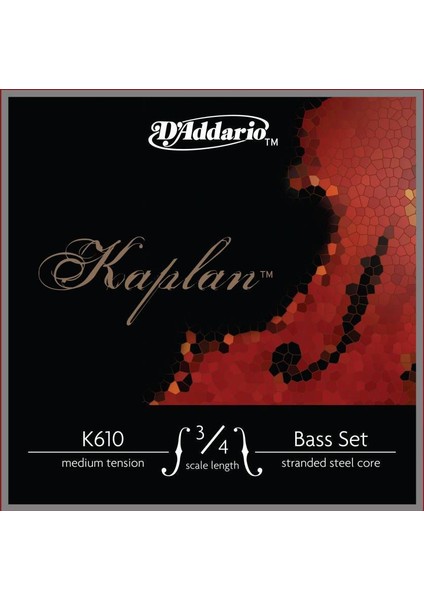 Daddario K610 3/4M