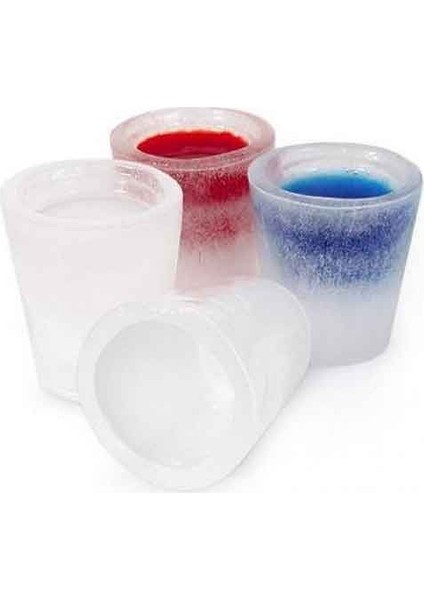 Buz Bardak Kalıbı Ice Shot Glasses 12 Hazneli