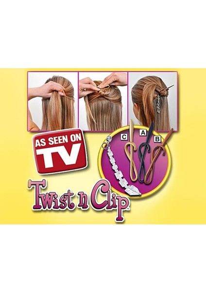 Twist n Clip Saç Şekillendirme Seti