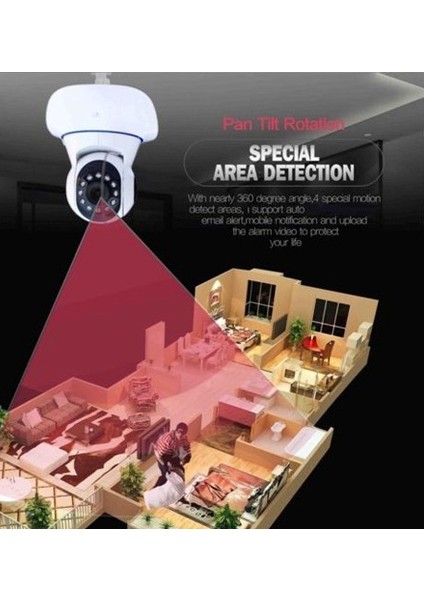 Wifi İp Hareket Sensörlü Ip Bebek Güvenlik Kamerası