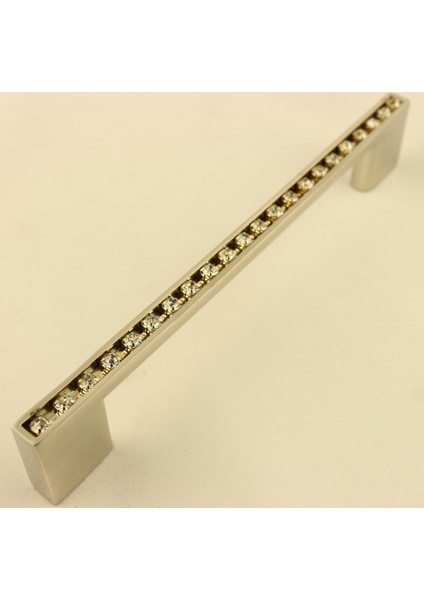 Gürçay Sıralı Taşlı Lama Kulp 128mm İnoks (2 Adet)