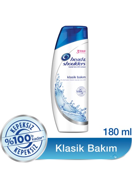 Head & Shoulders Şampuan Klasik Bakım 180 ml