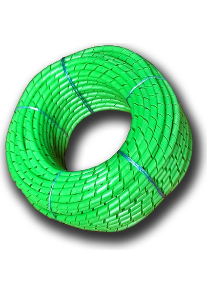 Helezon Pano Kablo Toplama Spirali No: 1 - 6 Mm Rulo Yeşil 100 Mt