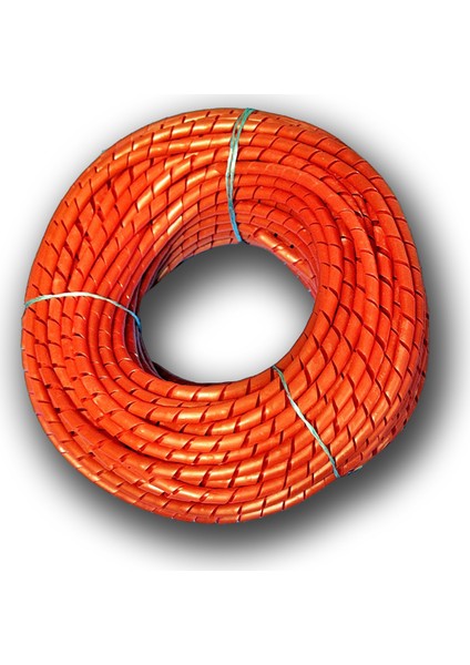 Kablo Sarma Toplama Spirali Rulo No: 5 - 17 Mm Rulo Kırmızı 50 Mt