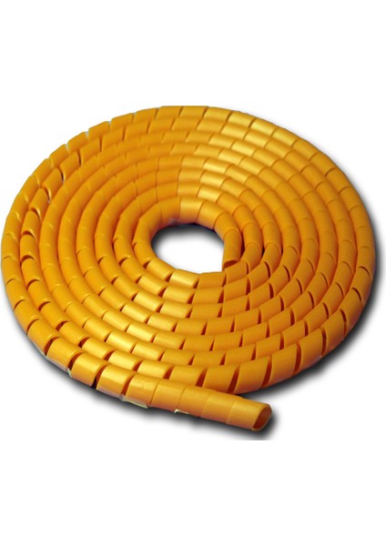 Kablo Sarıcı Koruyucu Spiral Rulo No: 7 - 25 Mm Rulo Turuncu 50 Mt