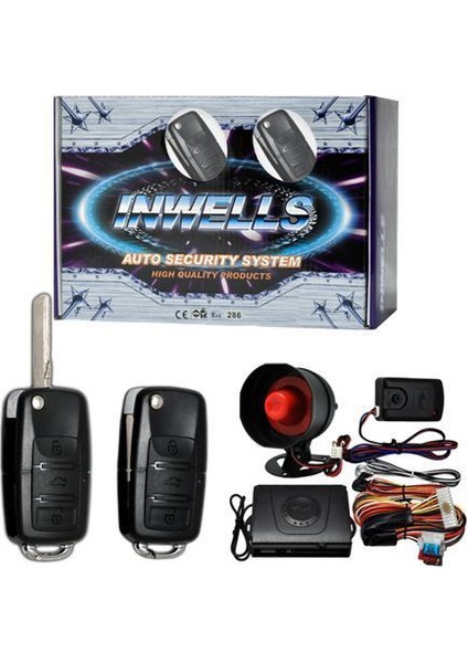 Tvet Sustalı Kumandalı Oto Alarmı 12V 3444 İnwells