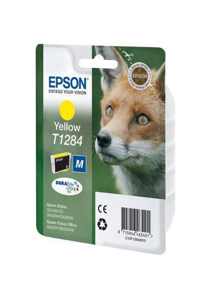 T1284 Orjinal Sarı Kartuş