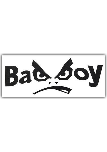 Tvet Bad Boy Yazı Araba Oto Sticker 3Cm * 6Cm )