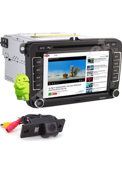 Tvet Fabia 2011 Android Navigasyon Dvd Teyp Double Multimedya