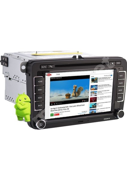 Tvet Amarok 2012 Android Navigasyon Dvd Teyp Double Multimedya