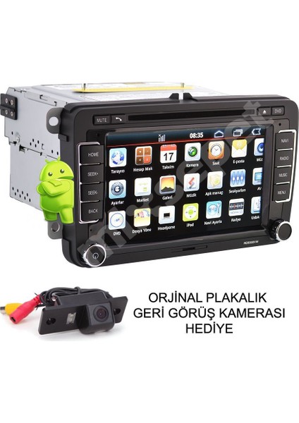 Tvet Volkswagen Golf Android Dvd Navigasyonlu Teyp Multimedya