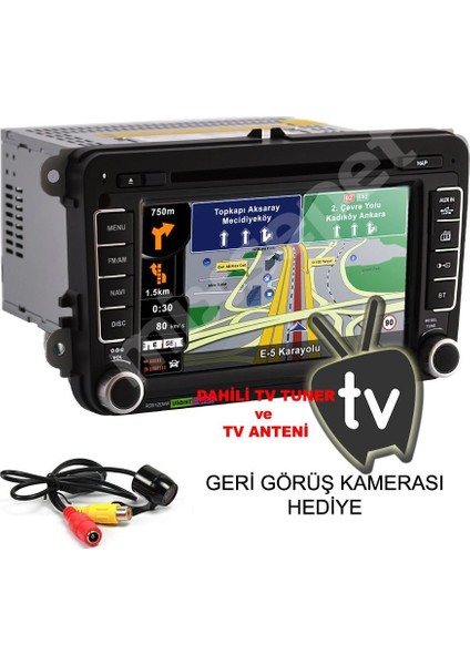 Tvet Seat Leon Dvd Navigasyonlu Teyp Multimedya