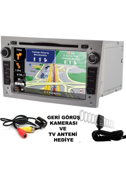 Tvet Meriva 2004 Navigasyon Dvd Multimedya Teyp Double