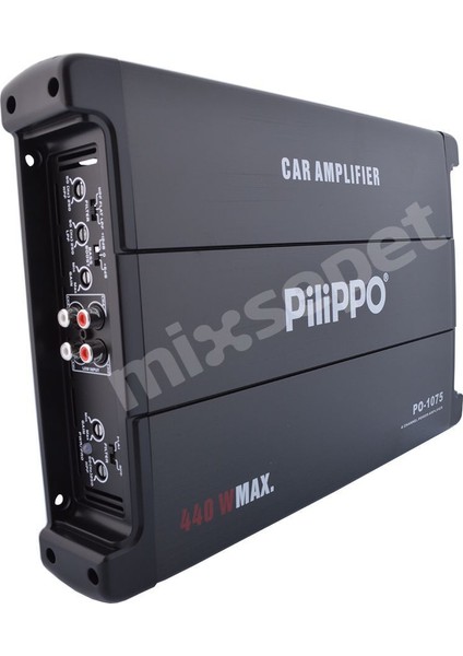 Tvet Pilippo Po-1075 4 Kanal 440 Watt Oto Anfi Amfi
