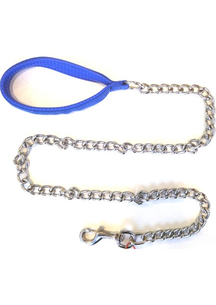 Köpek Gezdirme Zinciri 3mm*120 Cm Mavi
