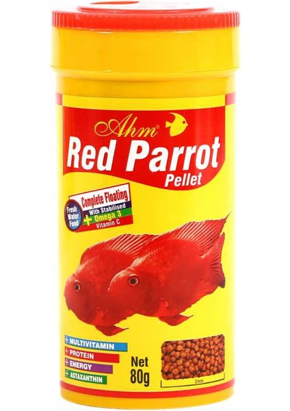 Ahm Red Parrot Pellet 250 Ml.