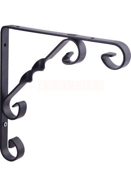 Burgulu Raf Altı 30 Cm Siyah 014 0200 020 030 030