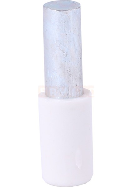 Plastik Başlı Metal Raf Pimi Beyaz