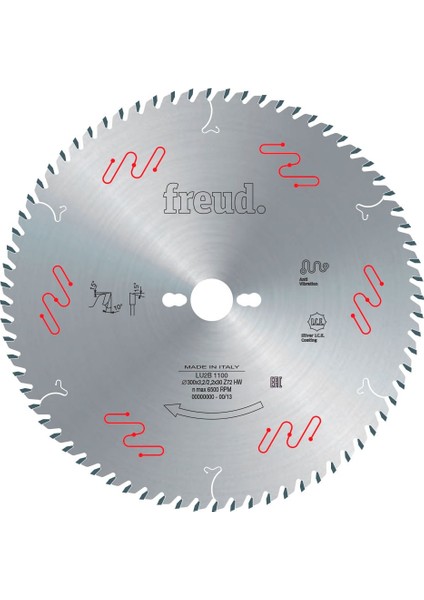 250X3.2X48-Lu2B 0500 Testere