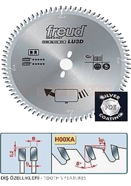 300*-Lu3D 0600 Trapez Sessiz Testere