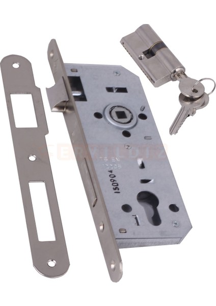 Kale 152-r 40 mm Oval Nikel Yale Kapı Kilit