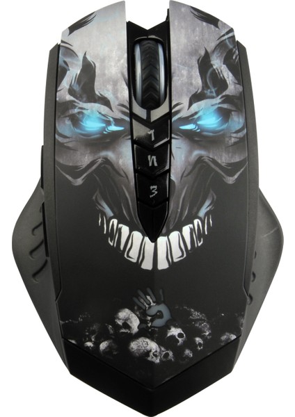 R80 GHOST LK Optik Multi Core Metal Ayak 4000CPI Şarjlı Kablosuz + Kablolu Oyuncu Mouse