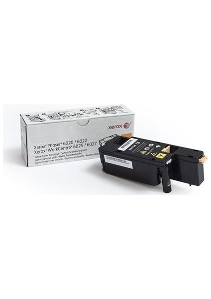 Phaser 6020/6022/Wc6025/6027 Yellow Toner