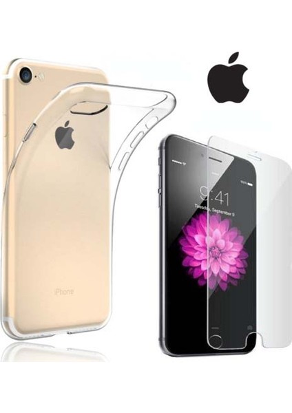 Apple iPhone 7 silikon kılıf + Nano ekran koruyucu