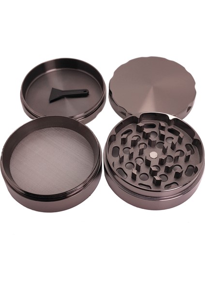 Siyah Renk 63 mm Grinder,Çelik Tütün Öğütücüsü Parçalayıcı pt50 modelleri