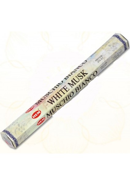 Hem Beyaz Misk Tütsü White Musk Incense Sticks - 20 Çubuk fiyatları
