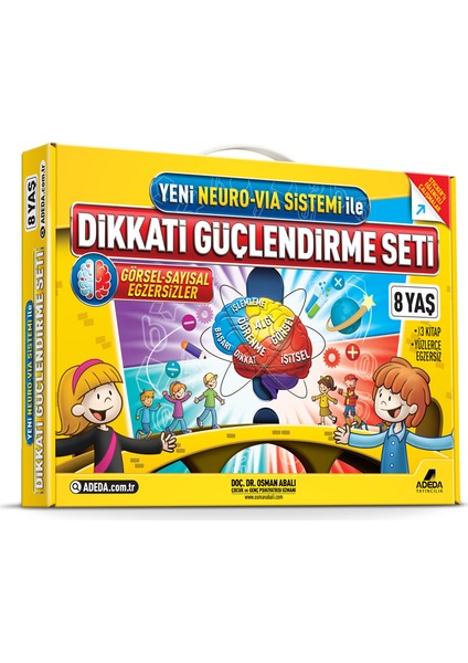 Dikkati Güçlendirme Seti 2. Sınıf - 8 yaş - Osman Abalı
