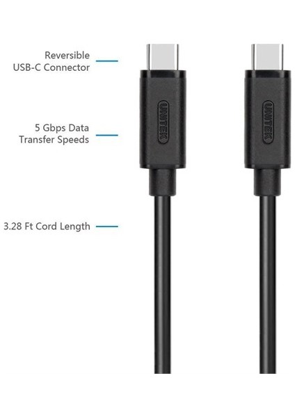 1M, USB3.1 USB . C (M) USB3.1 USB . C (M)