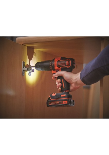 Black & Decker BDCHD18KB-QW 18V/1.5Ah Li-ion Çift Akülü 2 Vitesli Darbeli Matkap