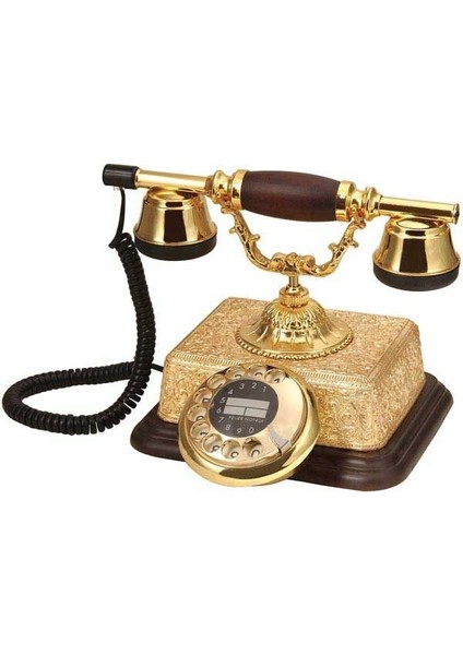 Şato Altın Varaklı Klasik Telefon