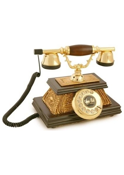 Yalı Altın Varaklı Klasik Telefon