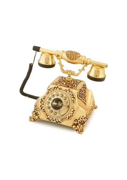 Şehrazat Antik Altın Varaklı Telefon