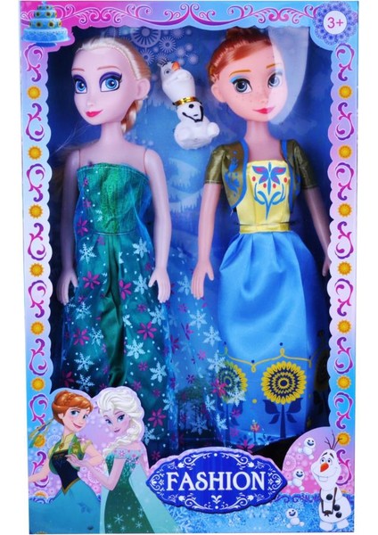 Karlar Ülkesi Frozen Anna & Elsa Bebek Seti ( 2 Adet )